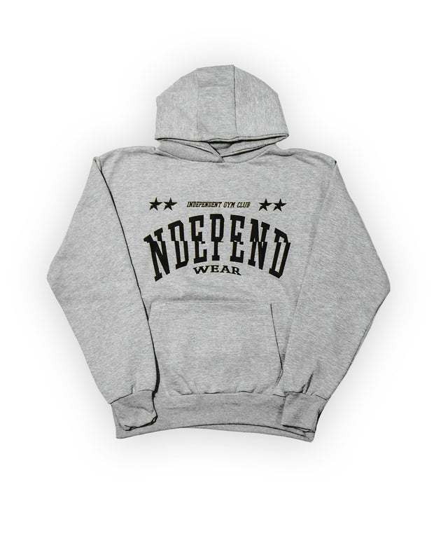 Hoodie Overside Premium Nera Grigia/Nera