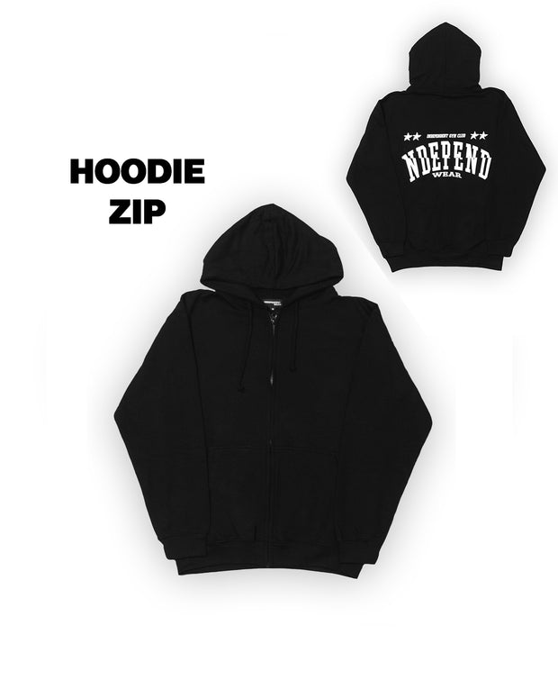 Hoodie Zip Nera